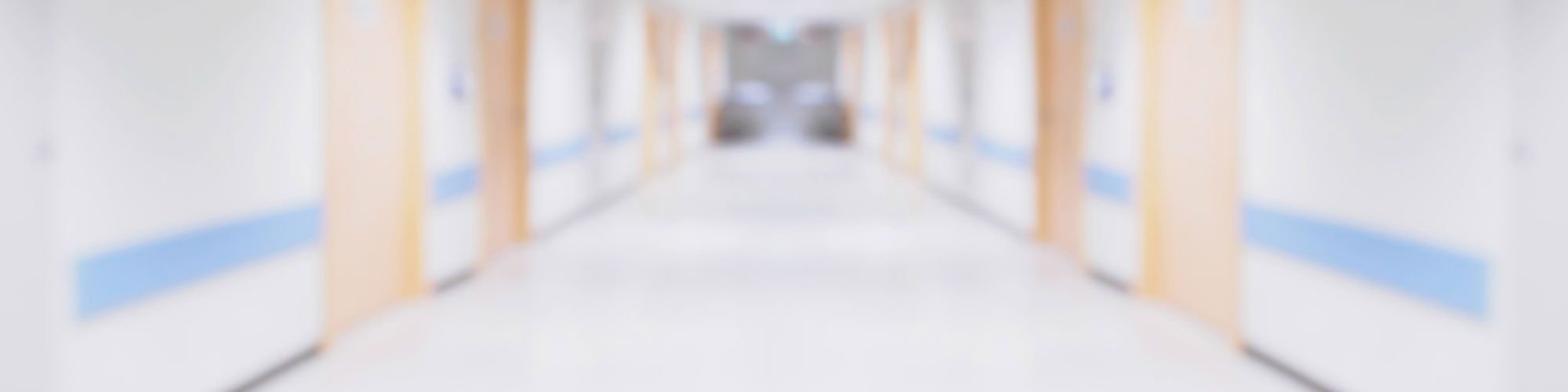 Blurred out Hospital Hallway